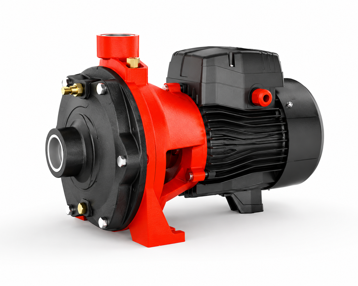 Bomba Centrífuga Doble Impulsor Alta Presión 2 HP LEO 2ACm 150 220V (1½" x 1")