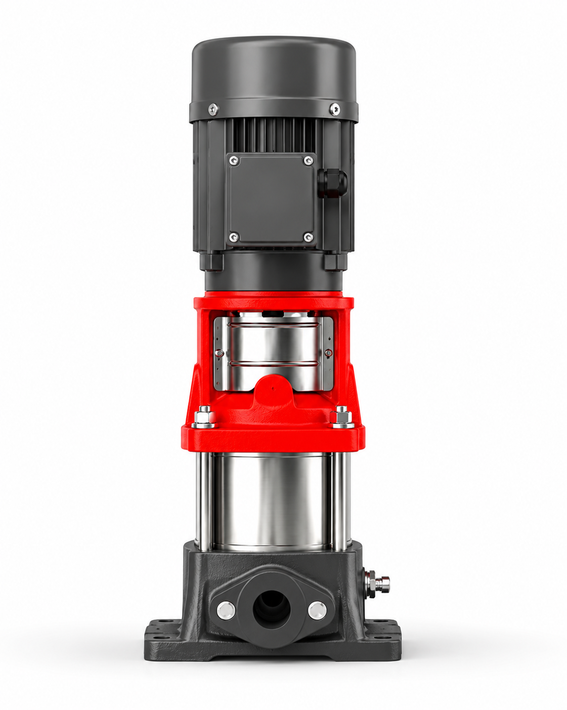 Bomba Vertical Multietapas Alta Presión 0,5 HP LEO LVR 1-7 380V (DN 25)