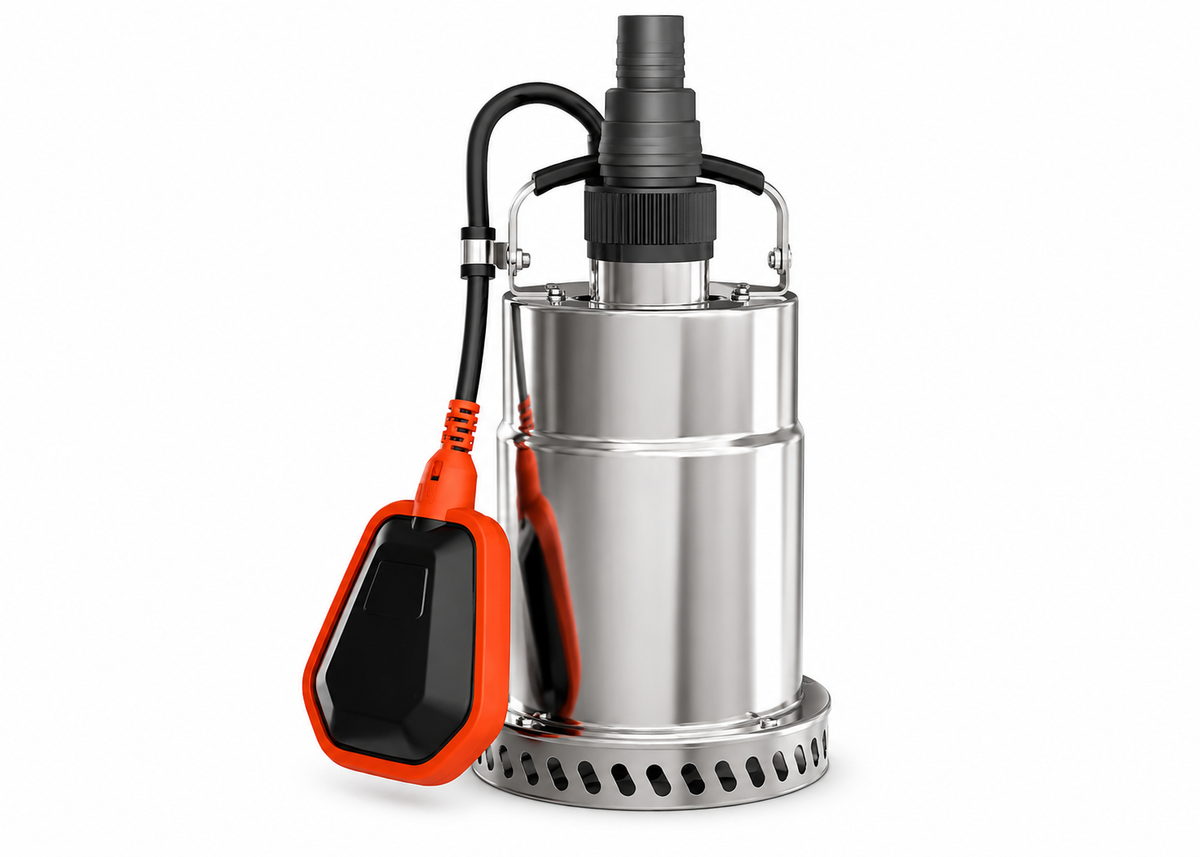 Bomba Sumergible de Drenaje Inox 0,5 HP LEO XKS-500S (Automática)
