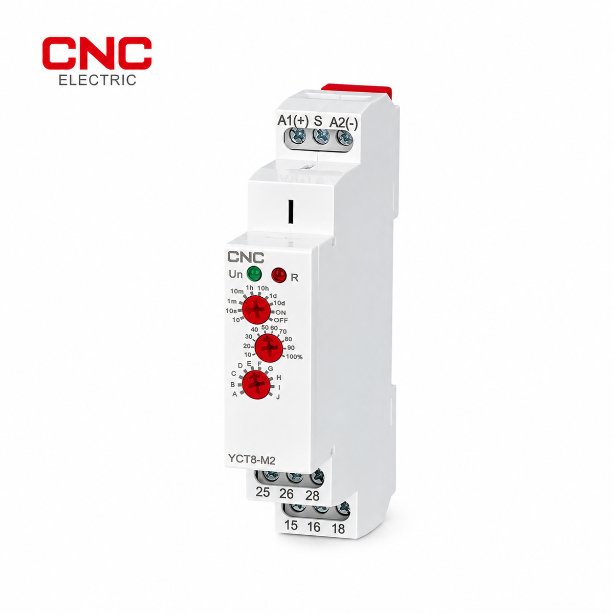 Relé Temporizador Multifunción CNC YCT8-M2 10 Funciones 2NO+2NC