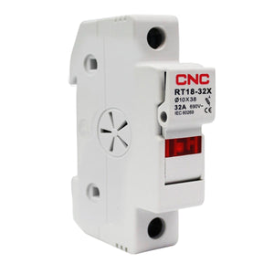 Portafusible Modular 10×38 mm 32 A 1P con Indicador LED CNC RT18-32X