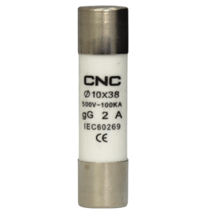 Fusible Cilíndrico 10×38 mm 10 A 400 V AC 100 kA CNC RT18 por Unidad