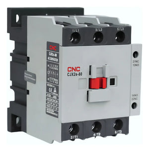 Contactor Trifásico CNC CJX2s-25 25 A Bobina 220 V AC 3P 1NO+1NC