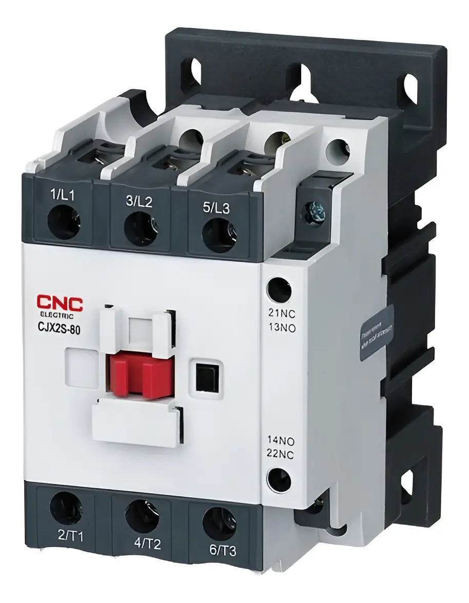 Contactor Trifásico CNC CJX2s-25 25 A Bobina 220 V AC 3P 1NO+1NC