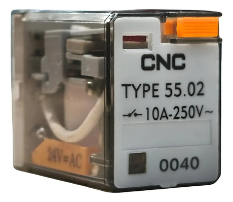 Relé Electromecánico CNC 55.04 de 14 Pines 12 V DC 4CO 5 A