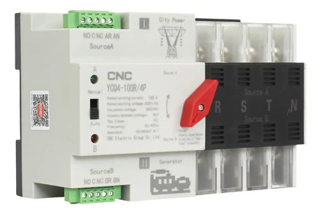 Switch de Transferencia Automática ATS CNC YCQ4-100 100 A 2P Clase PC