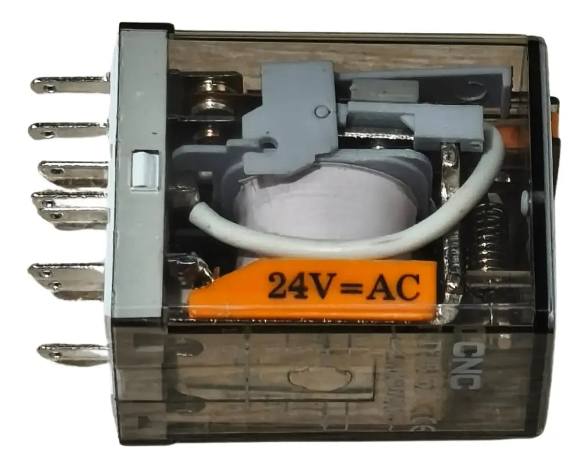 Relé Electromecánico CNC 55.04 de 14 Pines 24 V DC 4CO 5 A