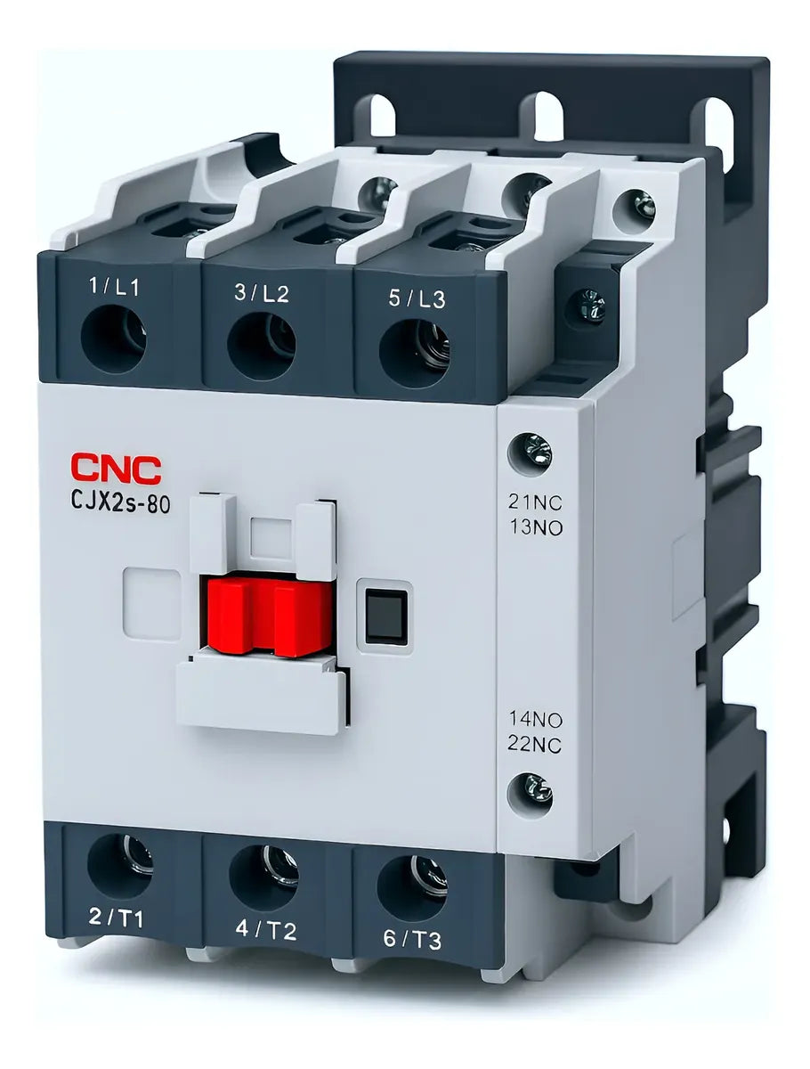 Contactor Trifásico CNC CJX2s-25 25 A Bobina 220 V AC 3P 1NO+1NC