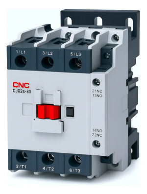 Contactor Trifásico CNC CJX2s-25 25 A Bobina 220 V AC 3P 1NO+1NC