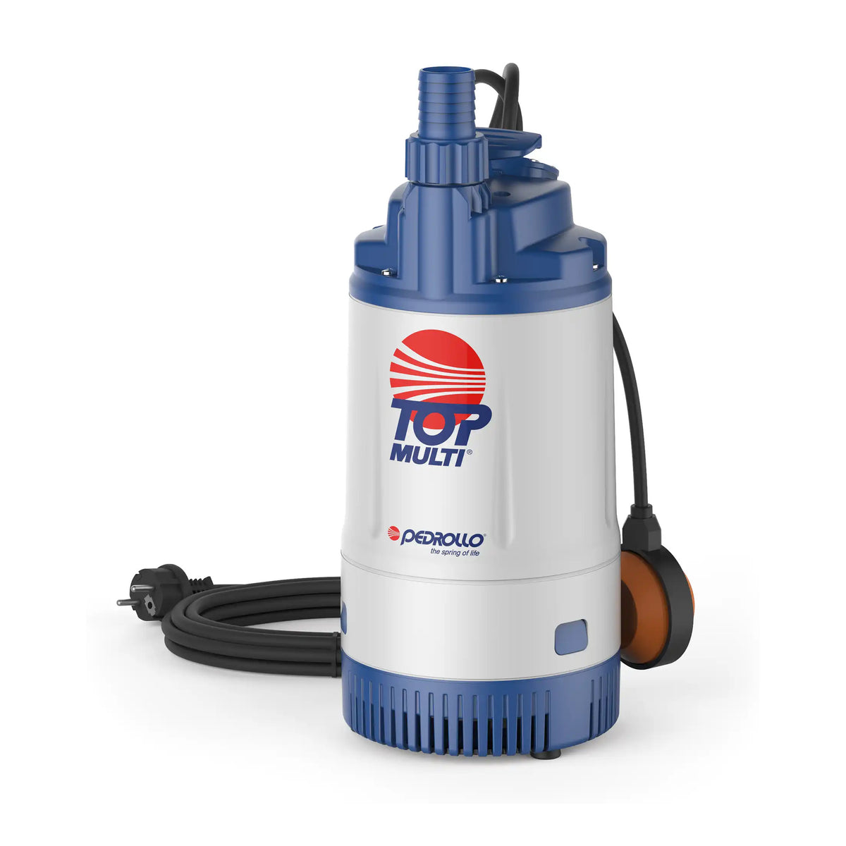 Bomba Sumergible Multicelular (Cisterna/Con Flotador) 0,75 HP PEDROLLO TOP MULTI 2 (220V) - 1 1/4"