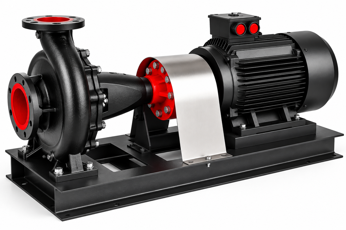 Bomba Centrífuga Eje Libre Normalizada LEO LEP 150-125-400 (Brida 6" x 5")