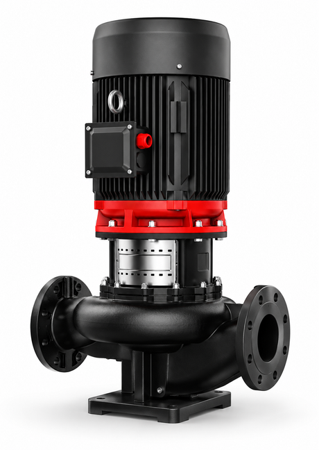 Bomba In-Line Climatización Industrial 0,5 HP LEO LPP 32-8-0.37/2 380V