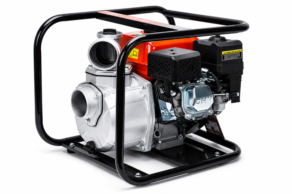 Motobomba a Gasolina 6,5 HP LEO LGP 20-2H (2" x 2")