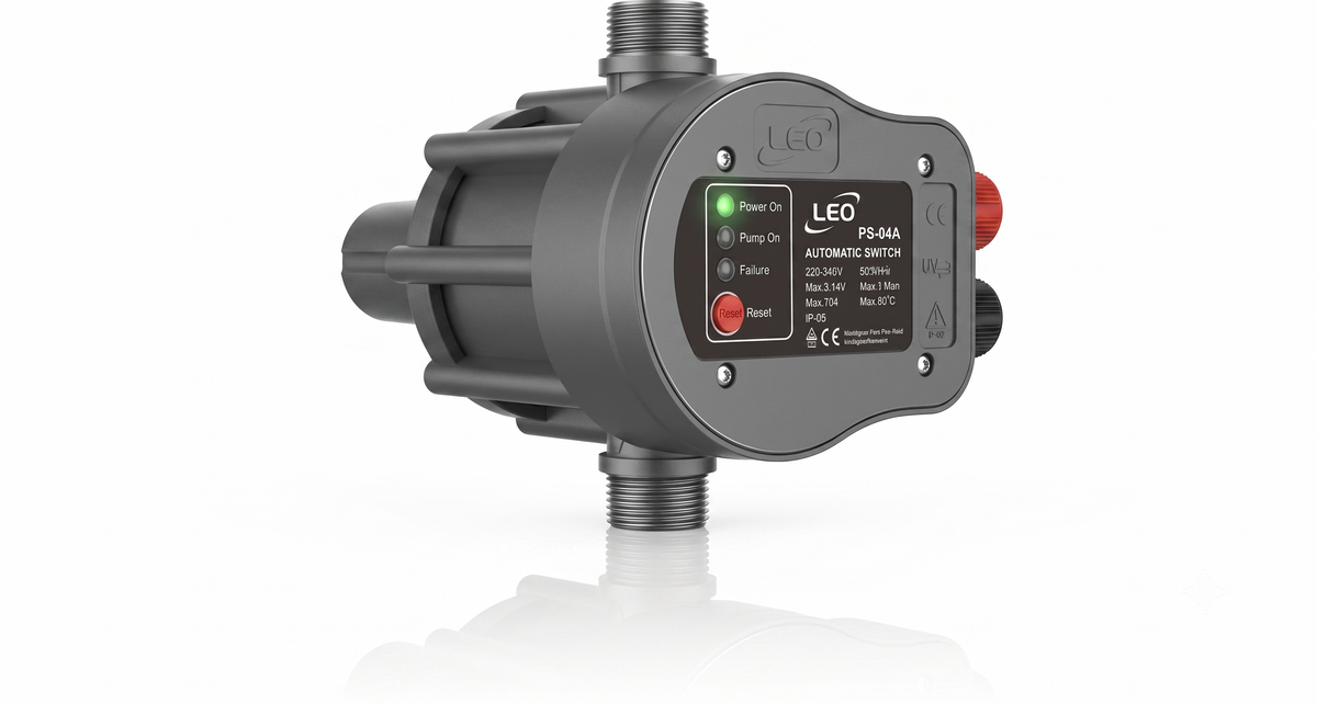 Controlador Automático de Bombas (Press Control) 1,5 HP LEO PS04-A 220V (1")