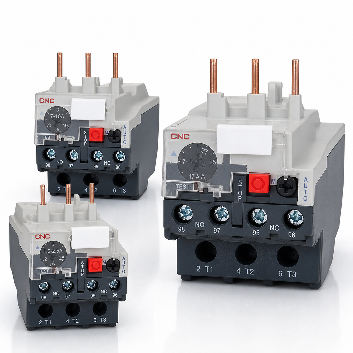 Relé Térmico de Sobrecarga para Motor 28–36 A CNC JR28s-36 Compatible con CJX2s