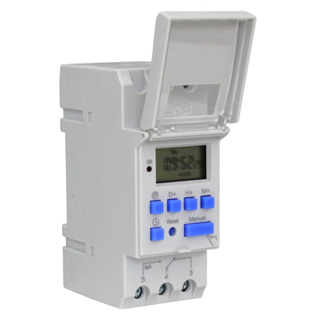 Reloj Horario Digital CNC TP8A16 220 V AC 16 A Programación Semanal