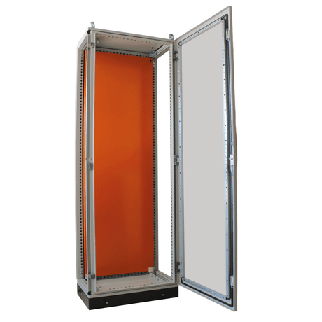 Gabinete Eléctrico Autosoportado IP55 2000 × 1000 × 400 mm RAL 7035 de Dos Puertas CNC