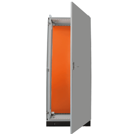 Gabinete Eléctrico Autosoportado IP55 2000 × 1000 × 400 mm RAL 7035 de Dos Puertas CNC