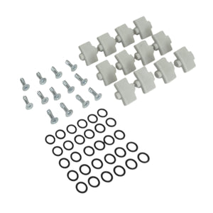Set de Tapas Laterales para Gabinete Autosoportado 2000 × 400 mm 1,5 mm RAL 7035 CNC