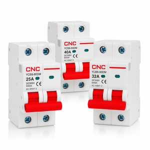 Interruptor Termomagnético DC 2P 16 A 500 V DC 6 kA CNC YCB9-80DM