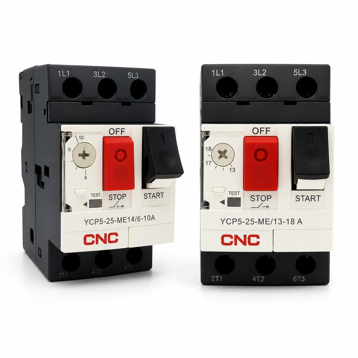 Guardamotor Regulable 4–6,3 A Térmico-Magnético 3 Polos CNC